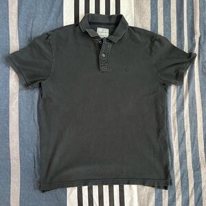Men's American Eagle Black Polo Shirt